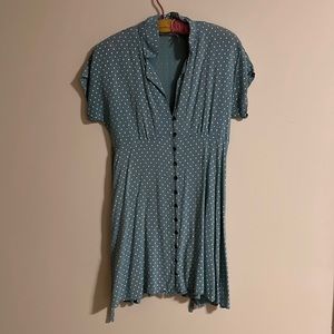 Polka Dotted Mini Dress